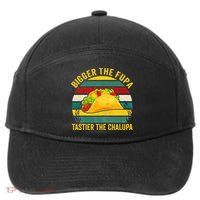 Bigger The Fupa Tastier The Chalupa 7-Panel Snapback Hat