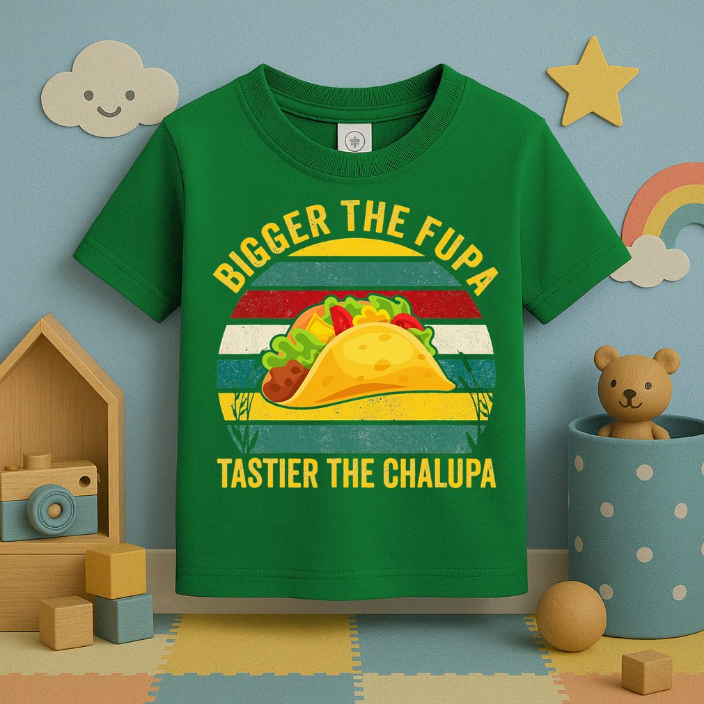 Bigger The Fupa Tastier The Chalupa Toddler T-Shirt