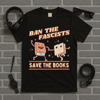 Ban The Fascists Save The Books T-Shirt