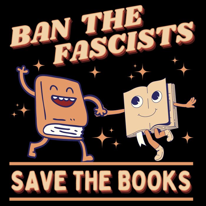 Ban The Fascists Save The Books T-Shirt