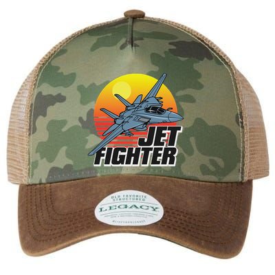 Born To Fly Fighter Jet Plane Airplane Legacy Tie Dye Trucker Hat