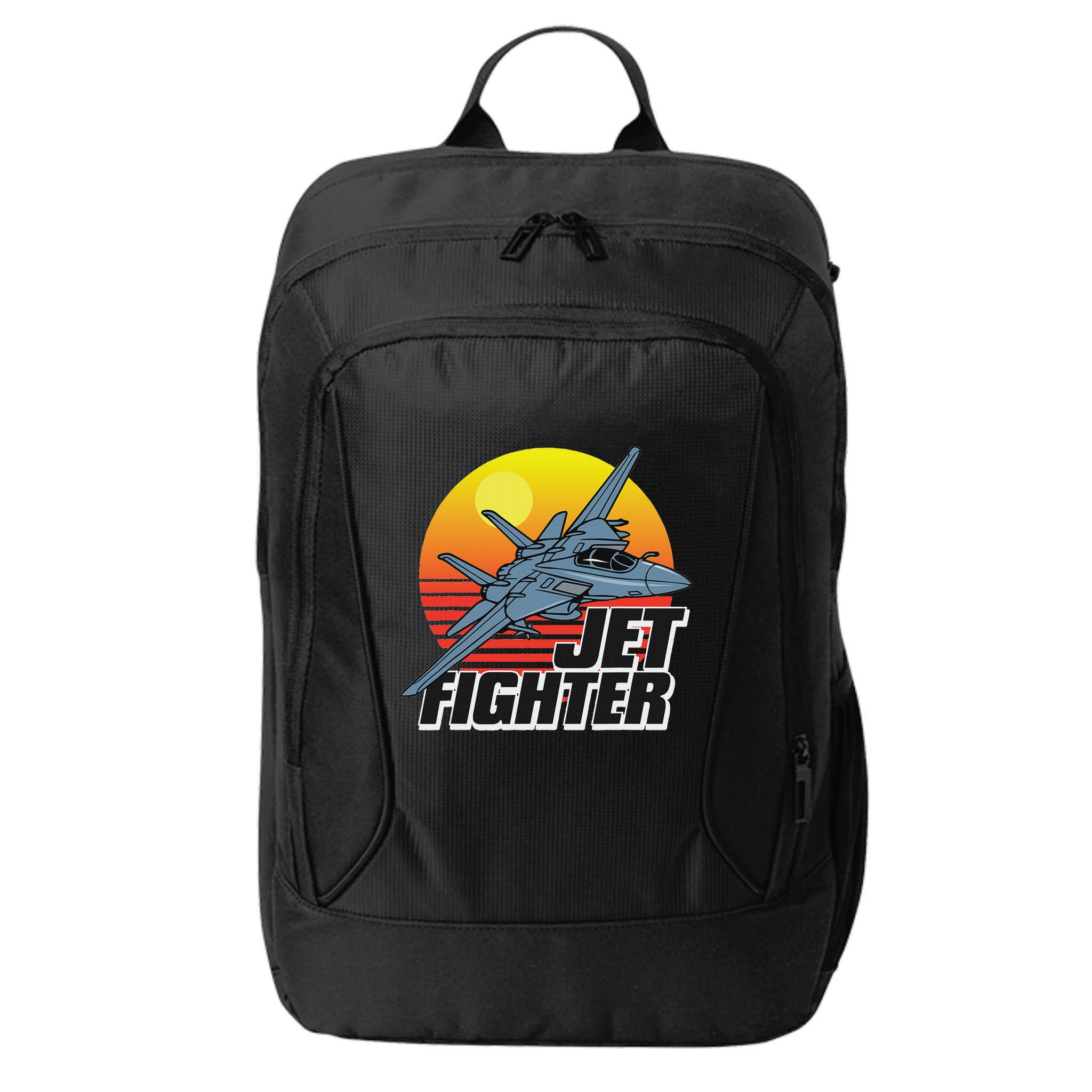 Born To Fly Fighter Jet Plane Airplane City Backpack