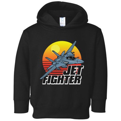 Born To Fly Fighter Jet Plane Airplane Toddler Hoodie