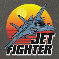 Born To Fly Fighter Jet Plane Airplane Cotton Canvas Backpack