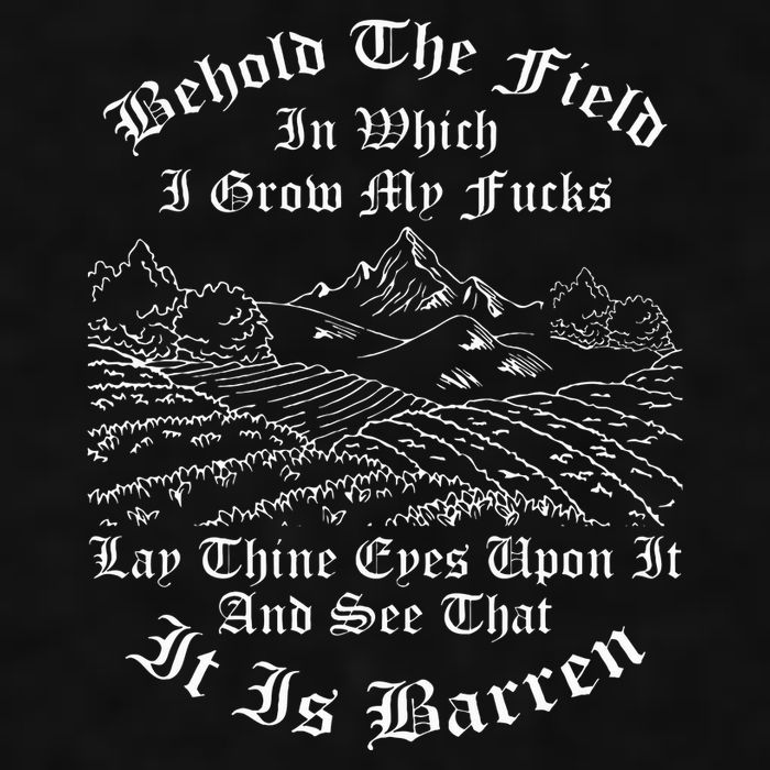 Behold The Field In Which I Grow My Fucks Ladies PosiCharge Tri-Blend Wicking Tank