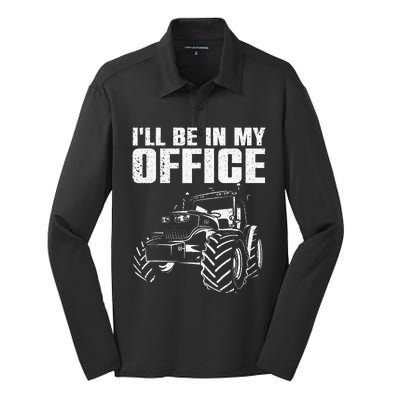 Best Tractor For Men Women Farming Agriculture Farmer Office Silk Touch Performance Long Sleeve Polo