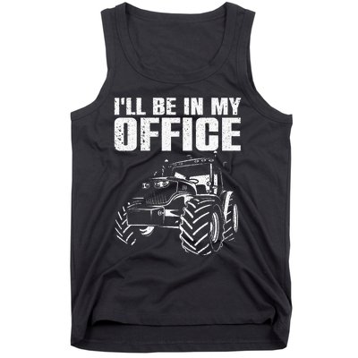 Best Tractor For Men Women Farming Agriculture Farmer Office Tank Top