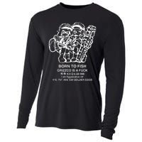 Born To Fish Grizzco Is A Fuck Kill Em All 999 Cooling Performance Long Sleeve Crew