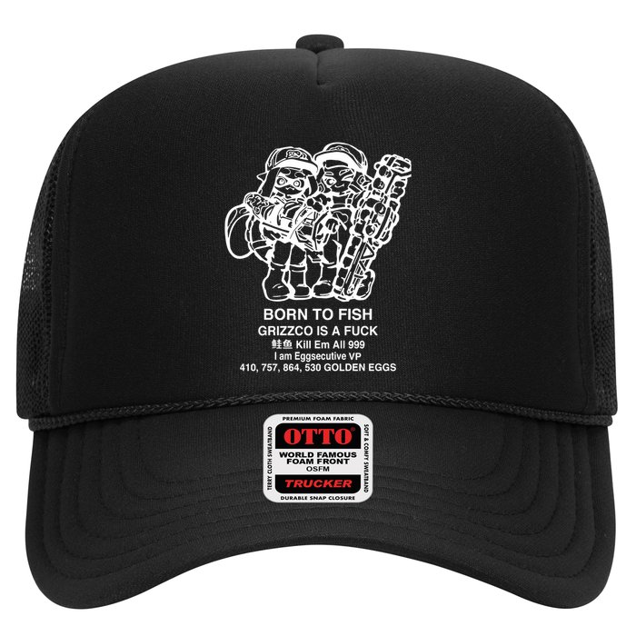 Born To Fish Grizzco Is A Fuck Kill Em All 999 Hat