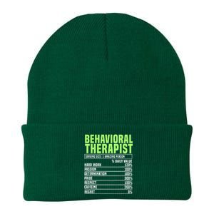 Behavioral Therapist Facts Analyst Behavior Tech Knit Cap Winter Beanie