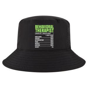 Behavioral Therapist Facts Analyst Behavior Tech Cool Comfort Performance Bucket Hat