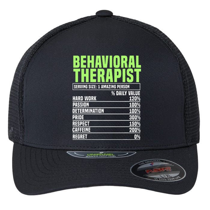 Behavioral Therapist Facts Analyst Behavior Tech Flexfit Unipanel Trucker Cap