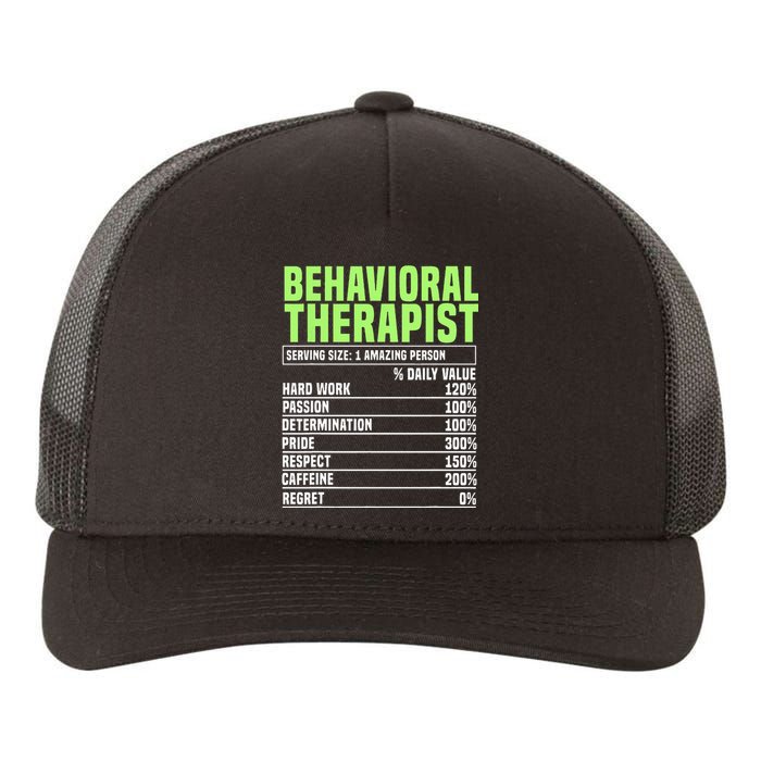 Behavioral Therapist Facts Analyst Behavior Tech Yupoong Adult 5-Panel Trucker Hat