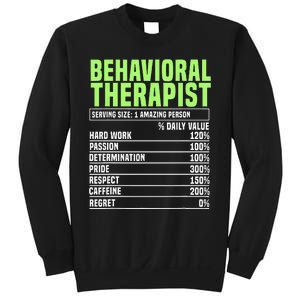 Behavioral Therapist Facts Analyst Behavior Tech Sweatshirt