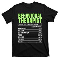 Behavioral Therapist Facts Analyst Behavior Tech T-Shirt