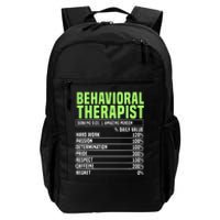 Behavioral Therapist Facts Analyst Behavior Tech Daily Commute Backpack