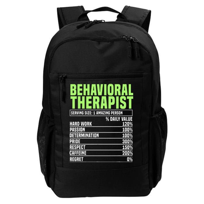 Behavioral Therapist Facts Analyst Behavior Tech Daily Commute Backpack