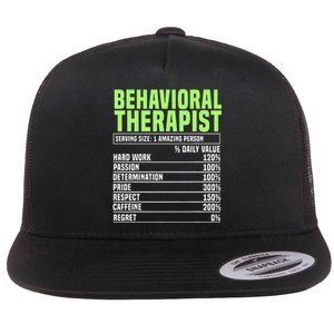 Behavioral Therapist Facts Analyst Behavior Tech Flat Bill Trucker Hat