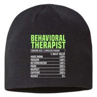 Behavioral Therapist Facts Analyst Behavior Tech Sustainable Beanie