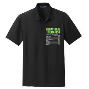 Behavioral Therapist Facts Analyst Behavior Tech Dry Zone Grid Polo