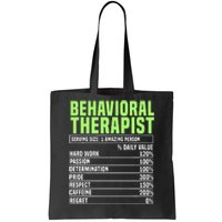 Behavioral Therapist Facts Analyst Behavior Tech Tote Bag