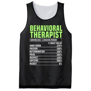 Behavioral Therapist Facts Analyst Behavior Tech Mesh Reversible Basketball Jersey Tank