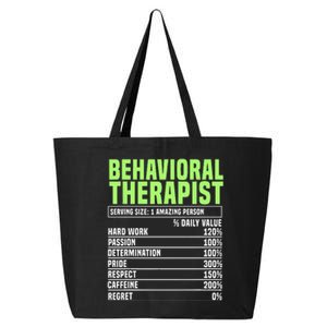 Behavioral Therapist Facts Analyst Behavior Tech 25L Jumbo Tote