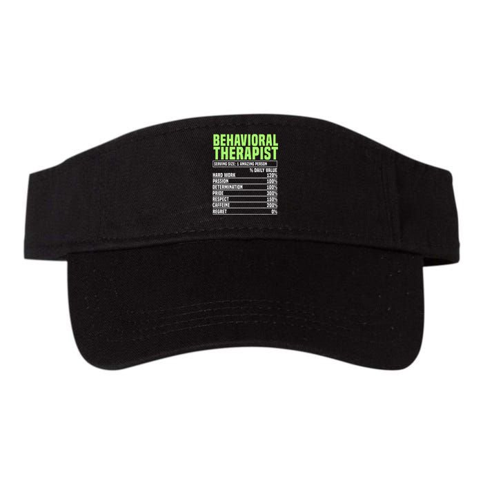 Behavioral Therapist Facts Analyst Behavior Tech Valucap Bio-Washed Visor