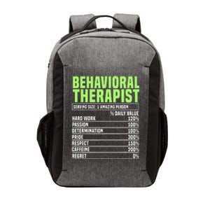 Behavioral Therapist Facts Analyst Behavior Tech Vector Backpack