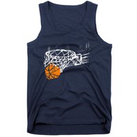 Basketball Team Fan Wo Teens Dunking Tank Top