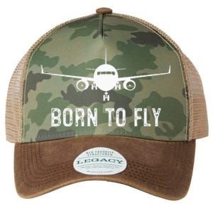 Born To Fly Funny Airplane Pilot Gift Men Aviation Airline Legacy Tie Dye Trucker Hat