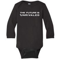 Basketball The Future Is Unrivaled Baby Long Sleeve Bodysuit