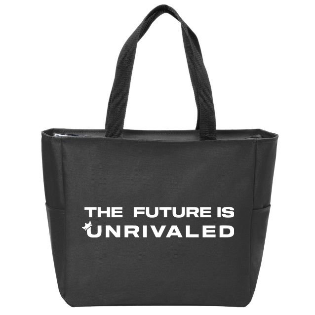 Basketball The Future Is Unrivaled Zip Tote Bag