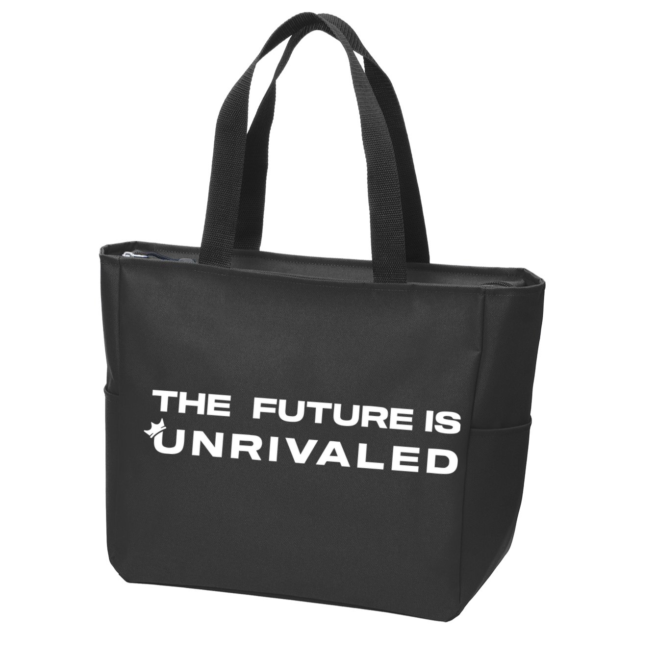 Basketball The Future Is Unrivaled Zip Tote Bag