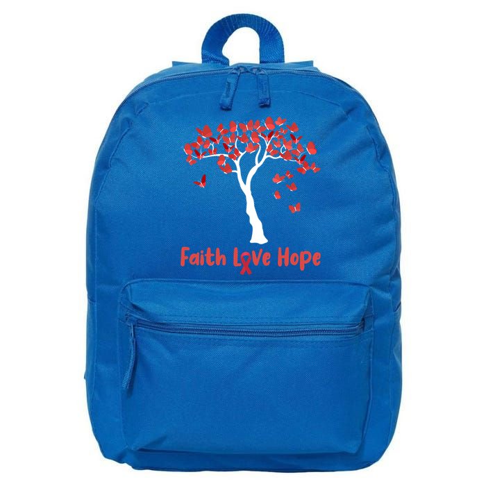 Butterfly Tree Faith Love Hope Gift 16 in Basic Backpack
