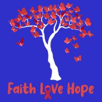 Butterfly Tree Faith Love Hope Gift 16 in Basic Backpack