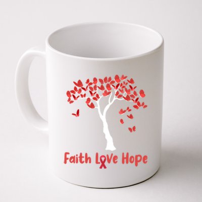 Butterfly Tree Faith Love Hope Gift Coffee Mug