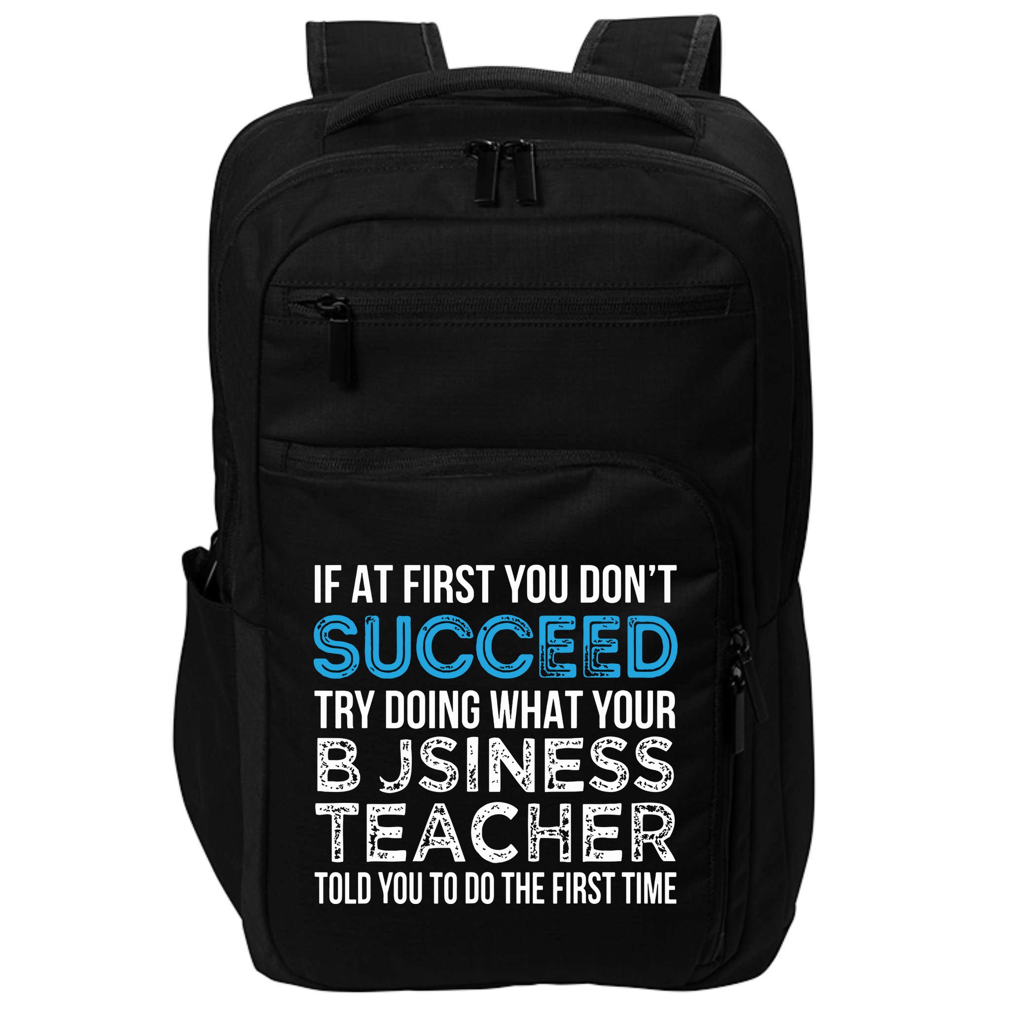 Business Teacher Funny For Business Teacher Impact Tech Backpack