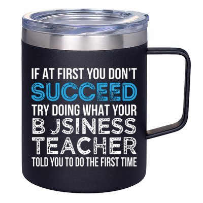 Business Teacher Funny For Business Teacher 12oz Stainless Steel Coffee Mug