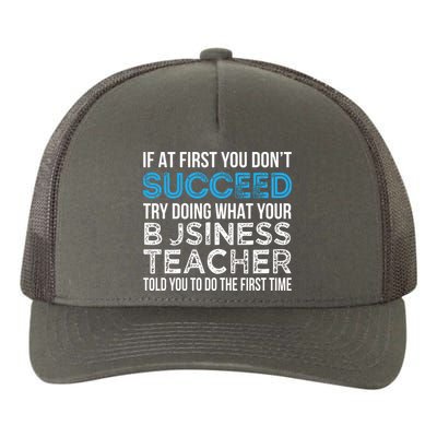 Business Teacher Funny For Business Teacher Yupoong Adult 5-Panel Trucker Hat