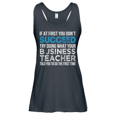 Business Teacher Funny For Business Teacher Ladies Essential Flowy Tank
