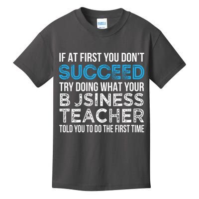 Business Teacher Funny For Business Teacher Kids T-Shirt