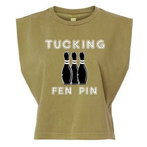 Bowling Tucking Fen Pin Garment-Dyed Women's Muscle Tee