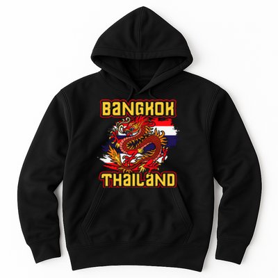 Bangkok Thai Flag Asia Dragon Thailand Hoodie