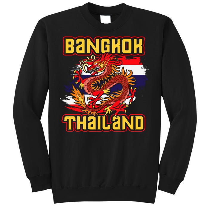 Bangkok Thai Flag Asia Dragon Thailand Sweatshirt