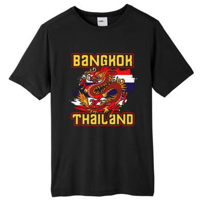 Bangkok Thai Flag Asia Dragon Thailand Tall Fusion ChromaSoft Performance T-Shirt