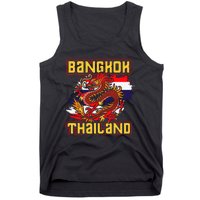 Bangkok Thai Flag Asia Dragon Thailand Tank Top