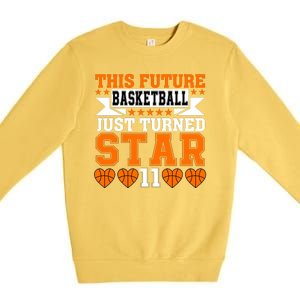 Basketball This Future Just Turned Star Premium Crewneck Sweatshirt