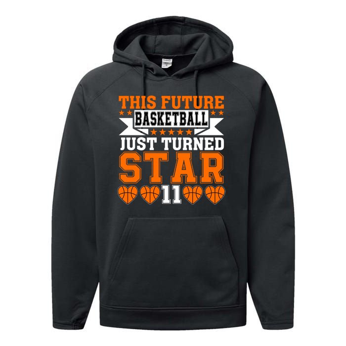 Basketball This Future Just Turned Star Performance Fleece Hoodie