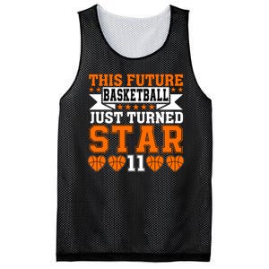 Basketball This Future Just Turned Star Mesh Reversible Basketball Jersey Tank